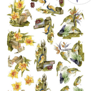 3D Cutting Sheet - Precious Marieke - Birds Precious Marieke CD11778