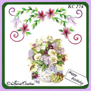 Karin,s borduurpatroon merk beschrijving excl plaatje kc 274