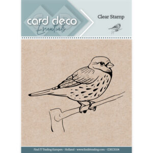 CDECS104 Card Deco Essentials Clear Stamps - Blackbird (HJ207)