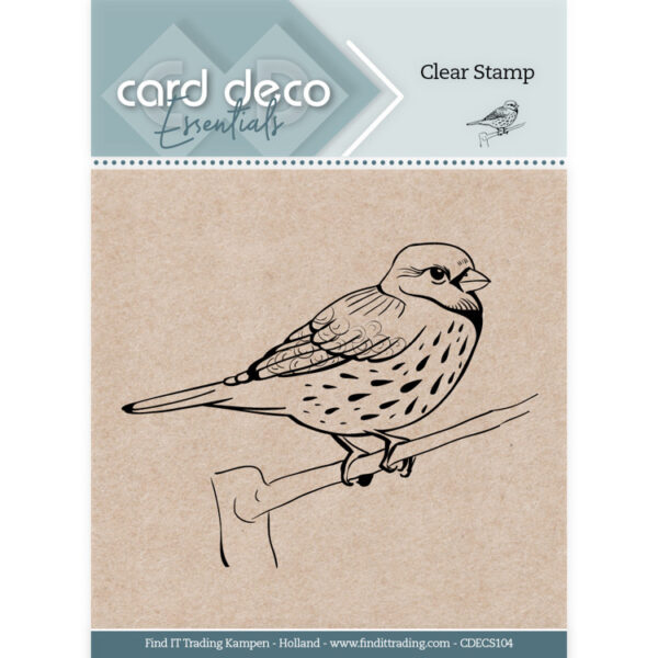 CDECS104 Card Deco Essentials Clear Stamps - Blackbird (HJ207)
