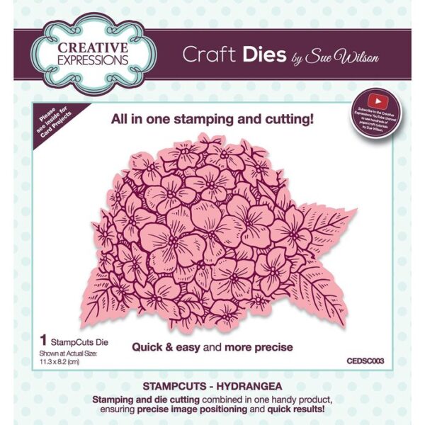 Creative Expressions • StampCuts Hortensia CEDSC003