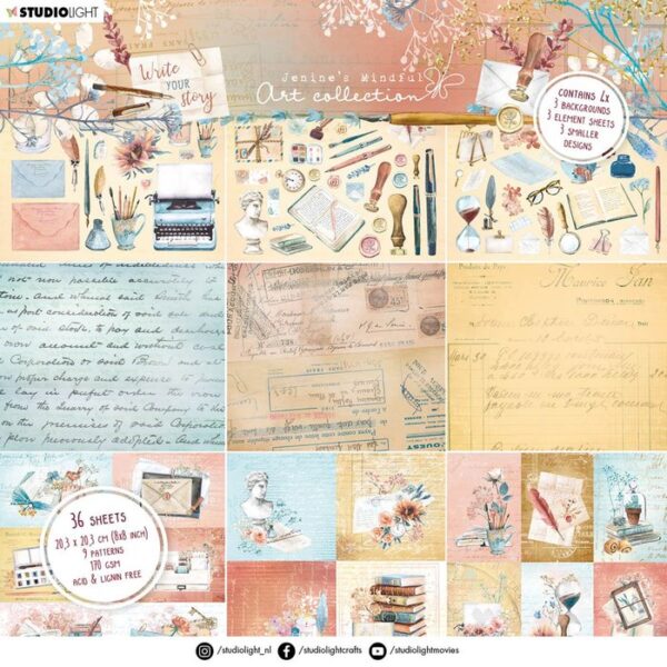 Studio Light • Write Your Story Paper Pad Mixed Designs JMA-WYS-PP35