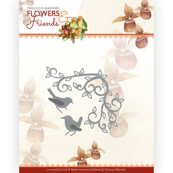 PM10234 Dies - PM - Flowers and Friends - Bird Corner (HJ207)