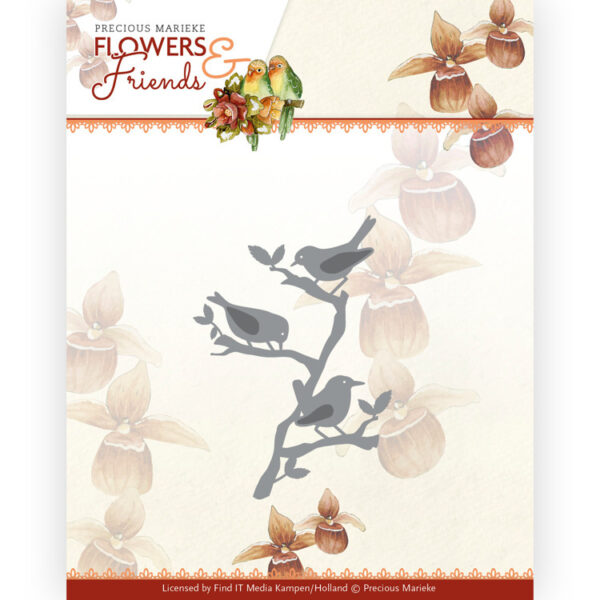 PM10235 Dies - PM - Flowers and Friends - Birds on a Branch (HJ207)