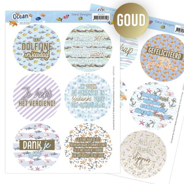 Tekst Designs - Amy Design – Ocean Wonders ADTD1012 - Afbeelding 2