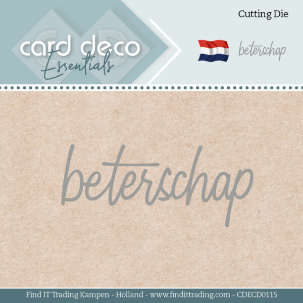 Card Deco Essentials - Dies - Beterschap Card Deco Essentials CDECD0115