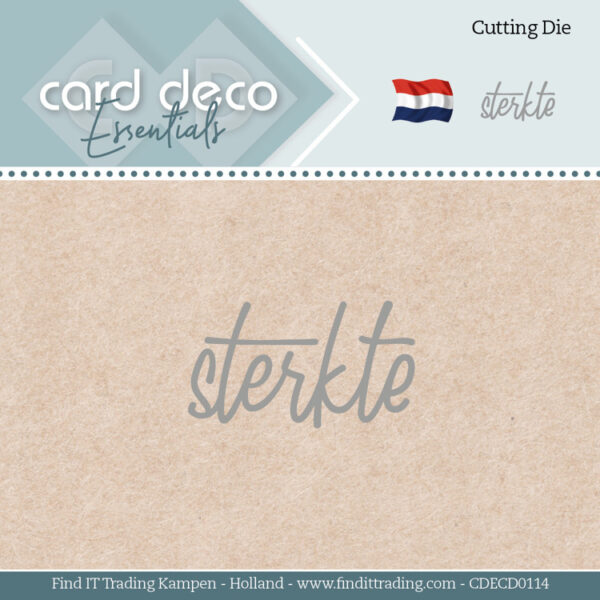 Card Deco Essentials - Dies - Sterkte Card Deco Essentials CDECD0114
