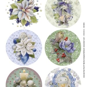 Scenery - Jeanine's Art - A Perfect Christmas - Christmas Candle Round CDS10121 - HJ20801