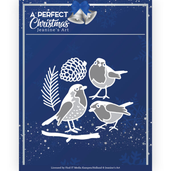 JAD10162 Dies - JA- A Perfect Christmas - Christmas Birds (HJ208)