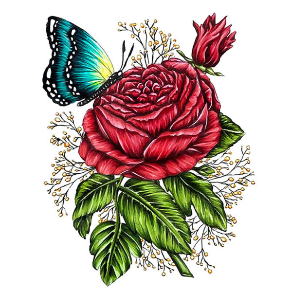 Rose Stamp and Colour Set (4pc) Couture Creations CO728575