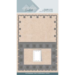 Card Deco Essentials Frame Dies - Poinsettia - A5 CDCD10051