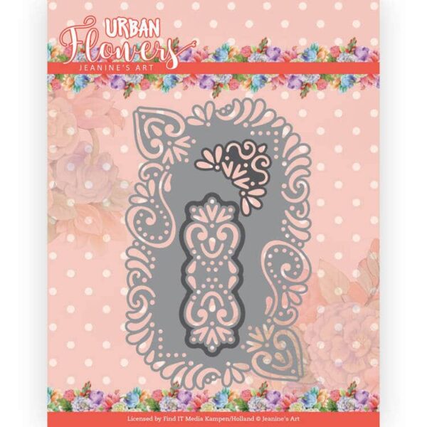 Dies - Jeanine's Art - Urban Flowers - Urban Rectangle JAD10164