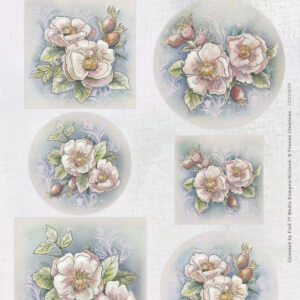 Scenery - Yvonne Creations Aquarella - Pink Flowers CDS10039