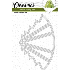 SL-ES-CD254 - Christmas tree folding card Essentials nr.254