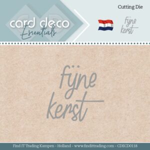 Card Deco Essentials - Dies - Fijne Kerst Card Deco Essentials CDECD0118