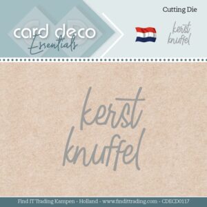 Card Deco Essentials - Dies - Kerstknuffel Card Deco Essentials CDECD0117