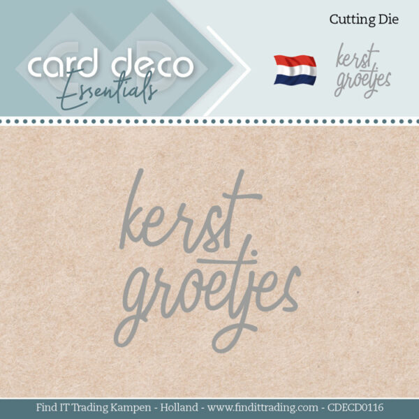 Card Deco Essentials - Dies - Kerstgroetjes Card Deco Essentials CDECD0116