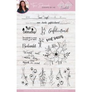 Card Deco Essentials - Stamps by Me - Clear Stamps A5 - Tulips CDESBM10001