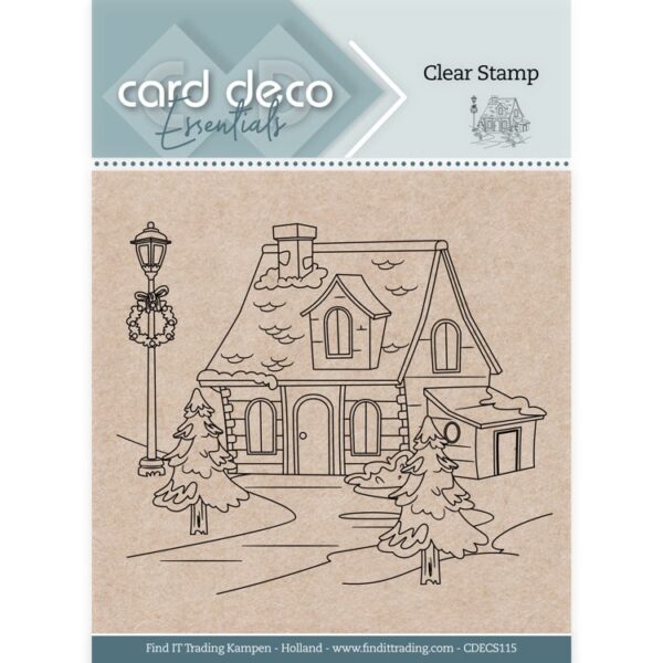 Card Deco Essentials Clear Stamps - Christmas Scene CDECS115