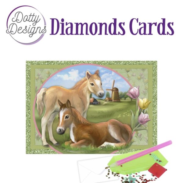 Dotty Designs Diamond Cards - Horses Dotty Designs DDDC1100