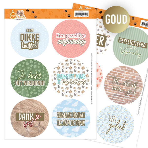 Tekst Designs - Amy Design – Fur Friends Amy Design ADTD1013