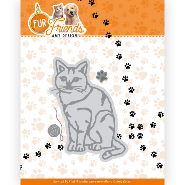 Dies - Amy Design – Fur Friends - Cat Amy Design ADD10286