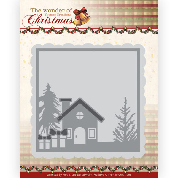 YCD10286 Dies - YC - The Wonder of Christmas - Christmas Frame (HJ211)