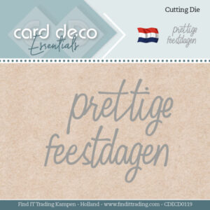 Card Deco Essentials - Dies - Prettige Feestdagen Card Deco Essentials CDECD0119