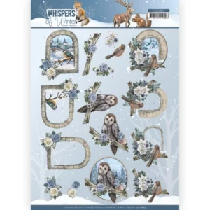 3D Cutting Sheet - Amy Design - Whispers of Winter - Winter Birds  CD11863