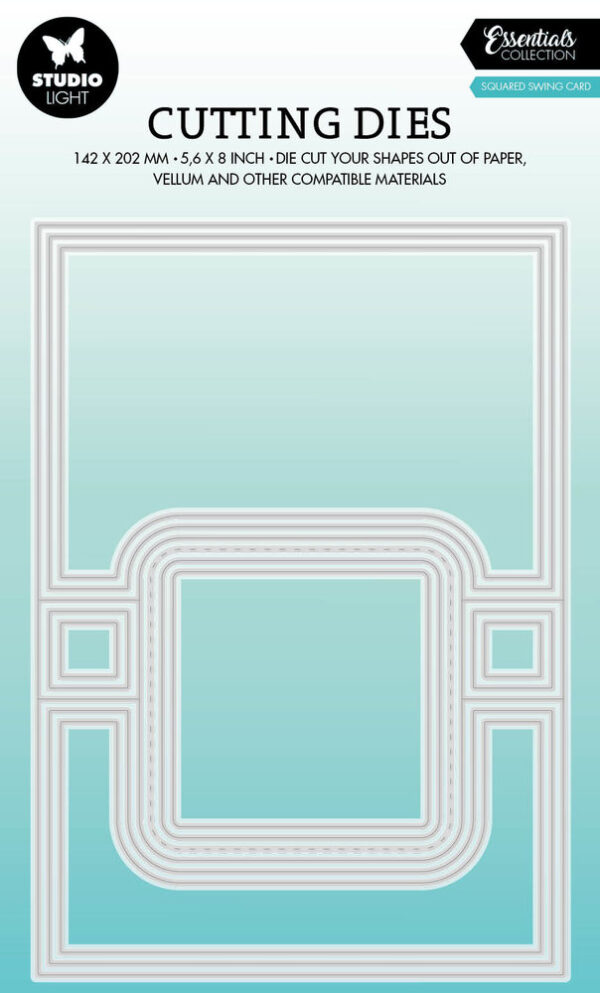 Squared Swing Card Essentials Cutting Dies (SL-ES-CD384)