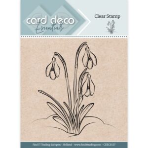 Card Deco Essentials Clear Stamps - Snowdrop Card Deco Essentials CDECS127