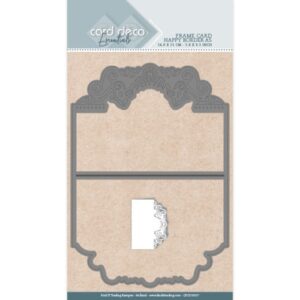 Card Deco Essentials Frame Dies - Happy Border - A5 CDCD10107