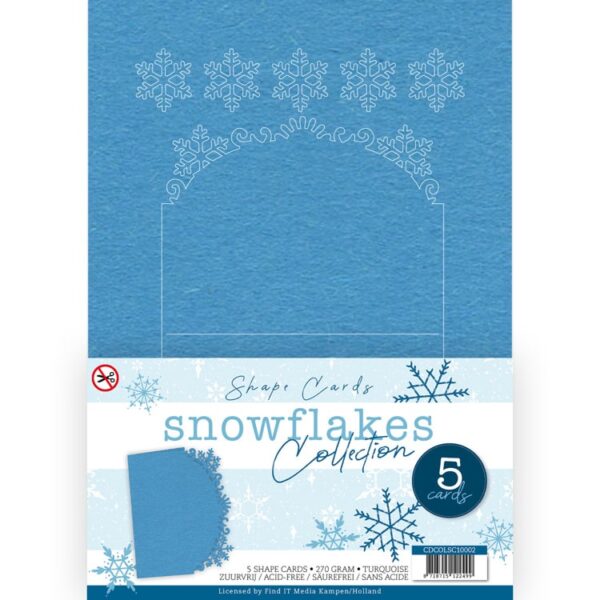 Card Deco Snowflake Collection - Shape Card Cream CDCOLSC10002