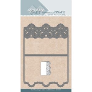 Card Deco Essentials Frame Dies - Blooming Lace Border - A5 Card Deco Essentials CDCD10097