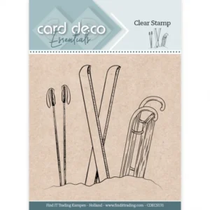 Card Deco Essentials Clear Stamps - Snow stuff CDECS131