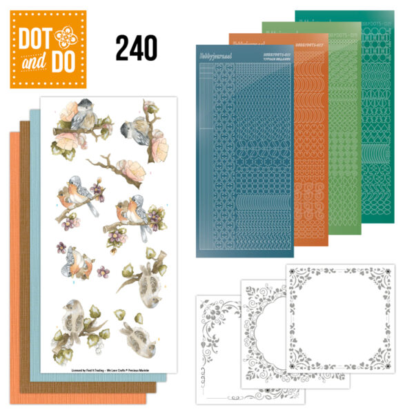 Dot and Do 240 - Precious Marieke - Birds and Berries Dot & Do DODO240
