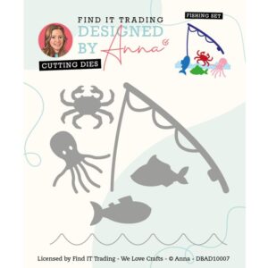 Designed by Anna - Mix and Match Cutting Dies - FISHING SET DBAD10007