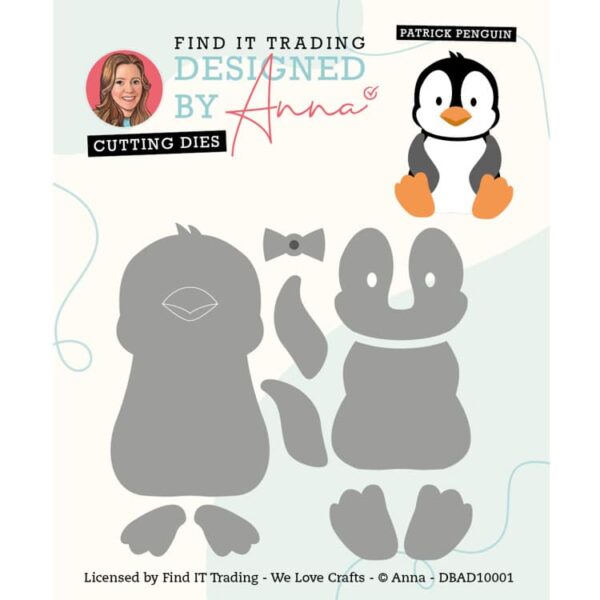 Designed by Anna - Mix and Match Cutting Dies - PATRICK PENGUIN DBAD10001