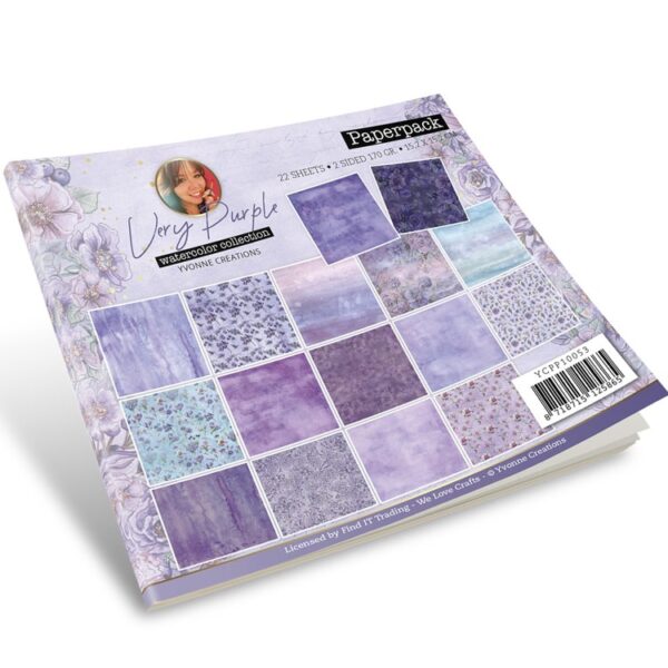 Paperpack - Yvonne Creations - Very Purple YCPP10053