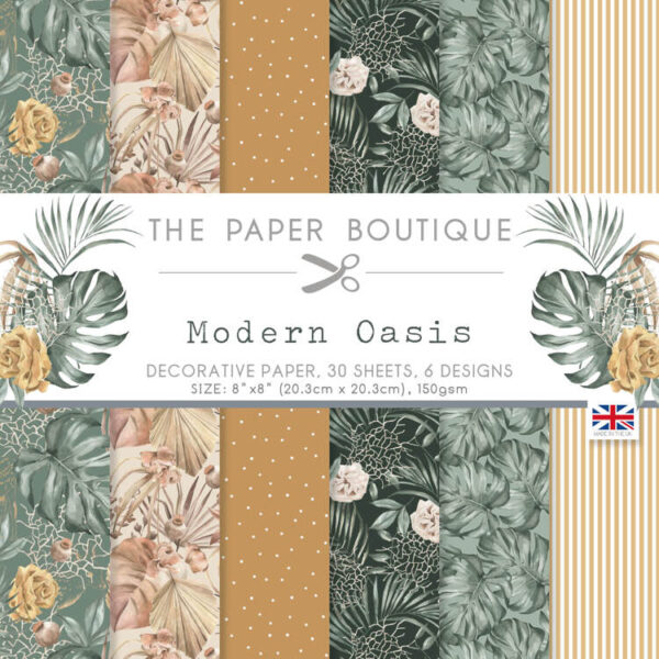The Paper Boutique Modern Oasis 8x8 Paper Pad Paper Boutique PB2001