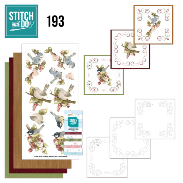 Stitch and Do 193 - Precious Marieke - Birds and Berries Stitch & Do