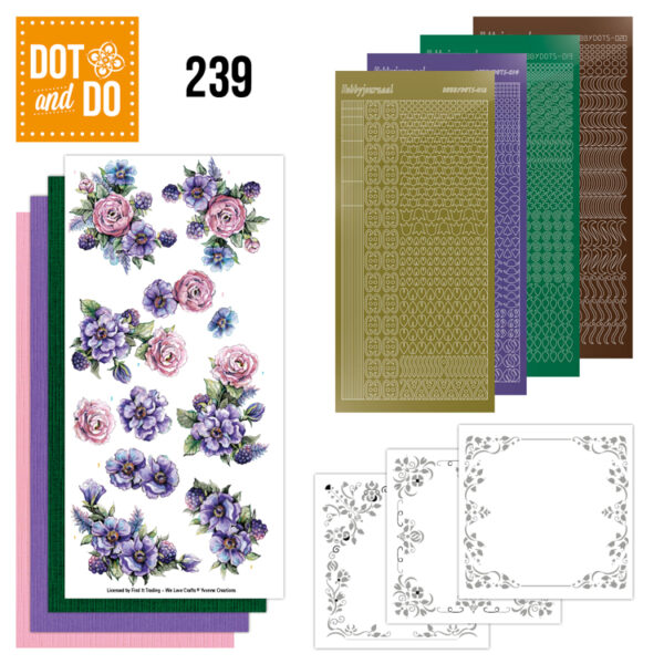 Dot and Do 239 - Yvonne Creations - Very Purple Dot & Do DODO239