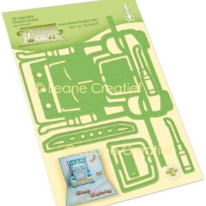 Pop-Up Truck Cut & Emboss Dies (45.8429) Leane Creatief