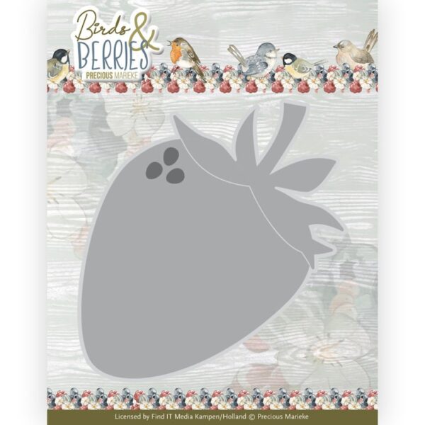 PM10250 Dies - PM - Birds and Berries - Strawberry
