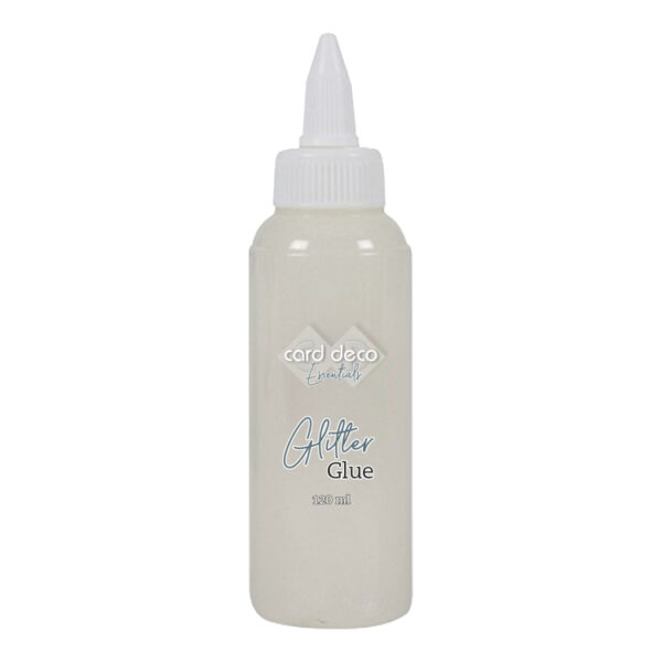 Card Deco Essentials - Glitter Glue - Iridescent white - 120ML CDEGG001