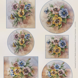 Scenery - Yvonne Creations - Aquarella - Violets CDS10069