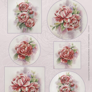 Scenery - Yvonne Creations - Aquarella - Wild Roses CDS10050
