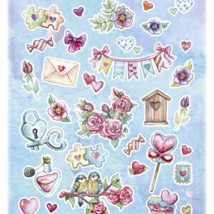 3D Cutting Sheets - Yvonne Creations - Small Elements Valentine CD11944