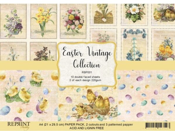 Vintage Easter A4 Paper Pack (RBP001)