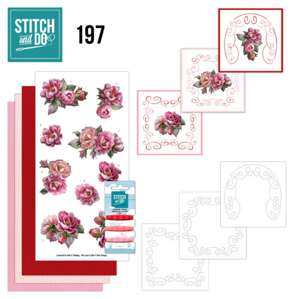 Stitch and Do 197 - Amy Design - Roses Are Red Stitch & Do STDO197